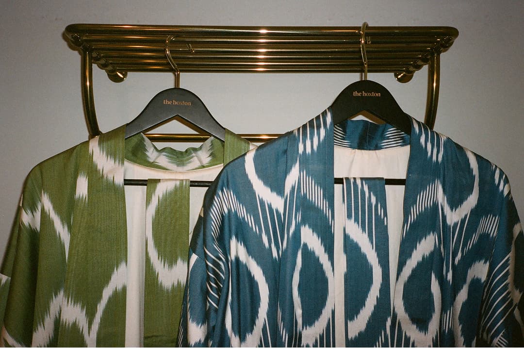 Kimonos hanging